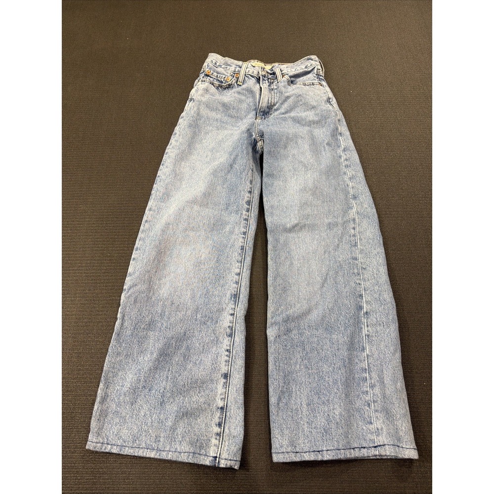 Levi's Premium Ribcage Wide Leg Jeans Women's Size 24 High Rise